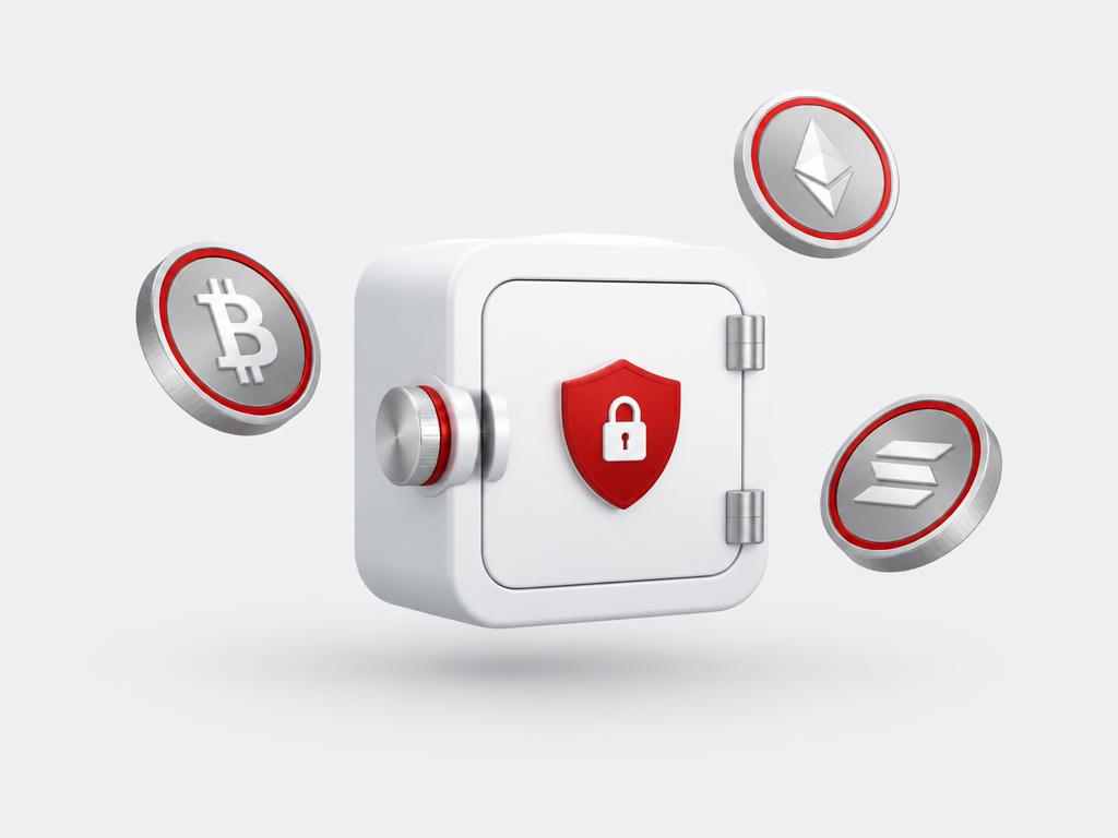 Secure crypto vault and coins